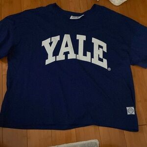 Yale university slight crop tshirt